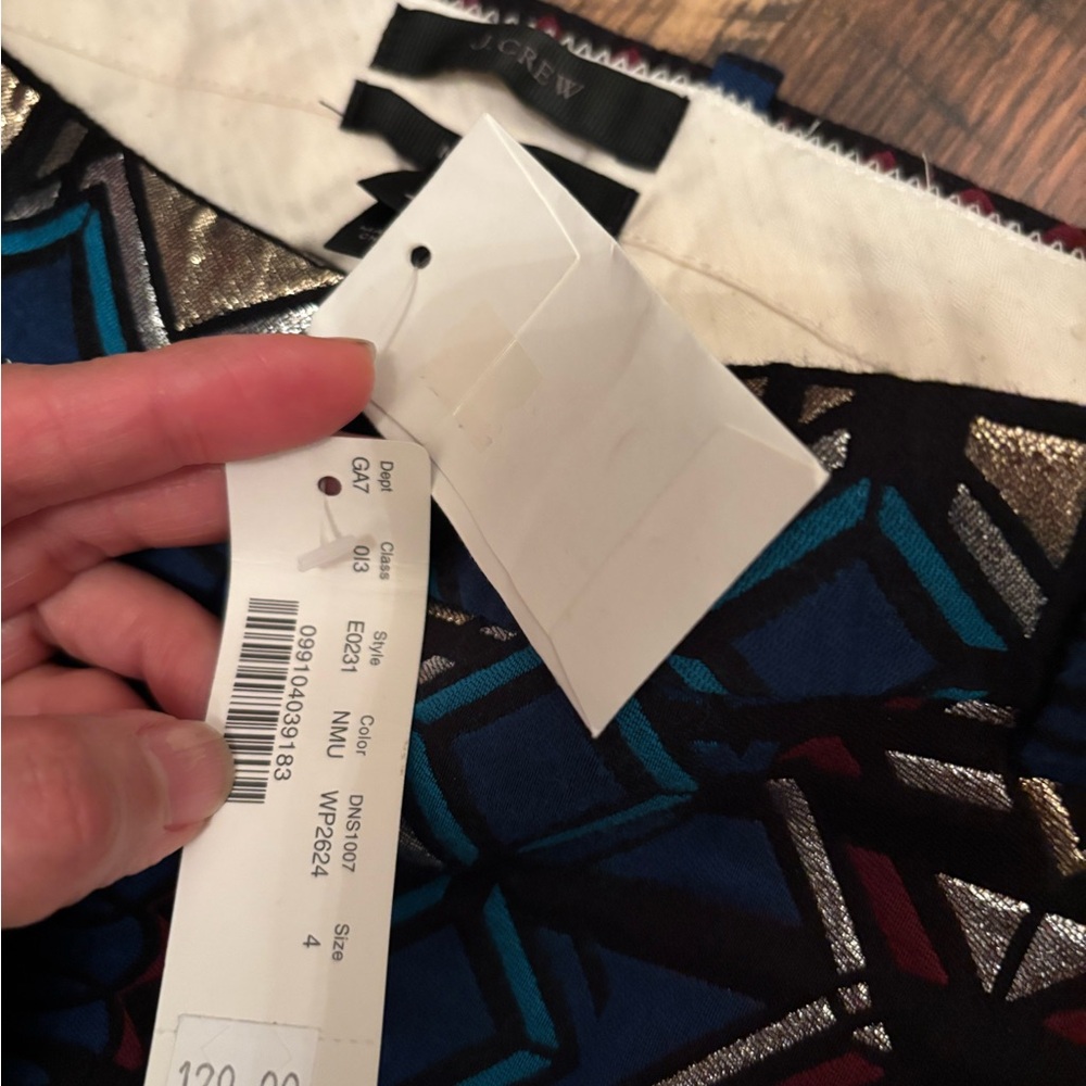 Geometric Patterned Women's Pants - Picture 4 of 4